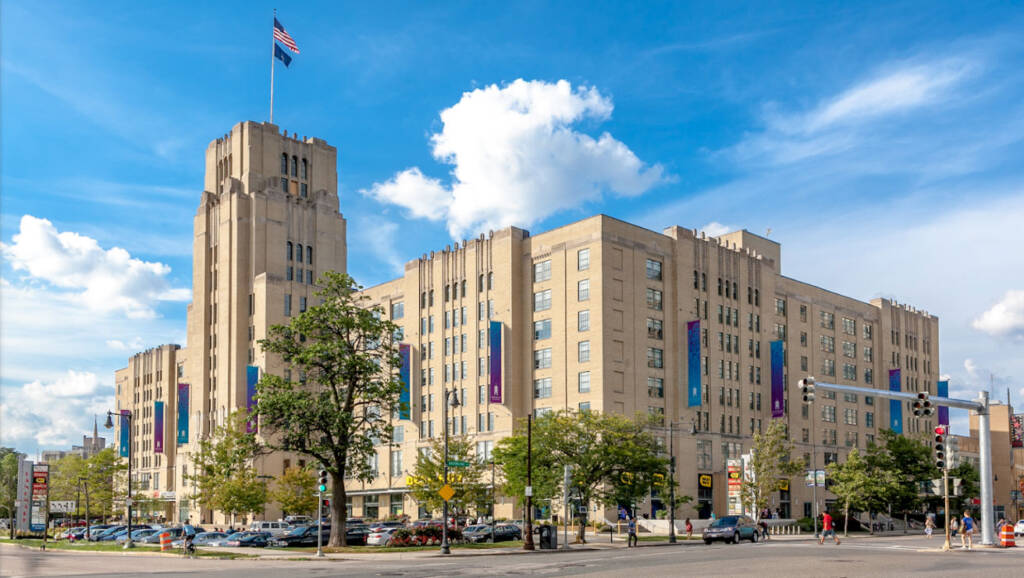 Art deco building in Boston, MA