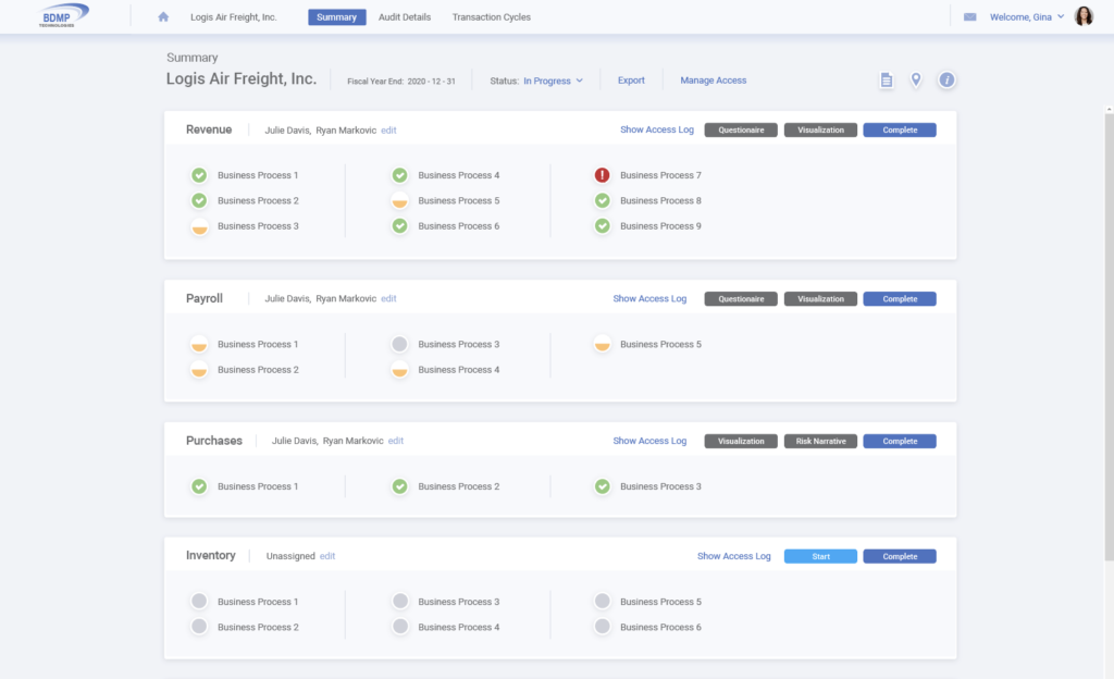 Auditing software creative comp